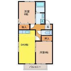 セジュール松永の物件間取画像